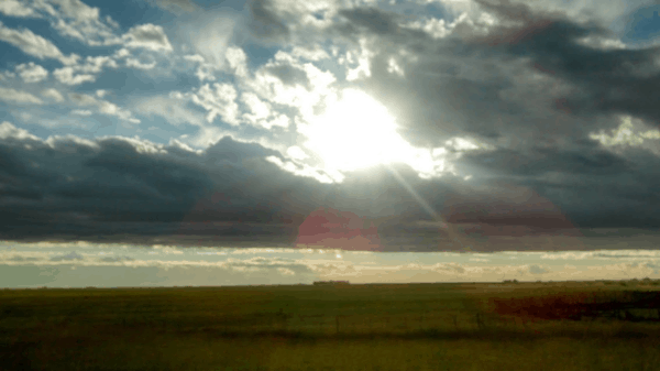 Atardecer en la ruta